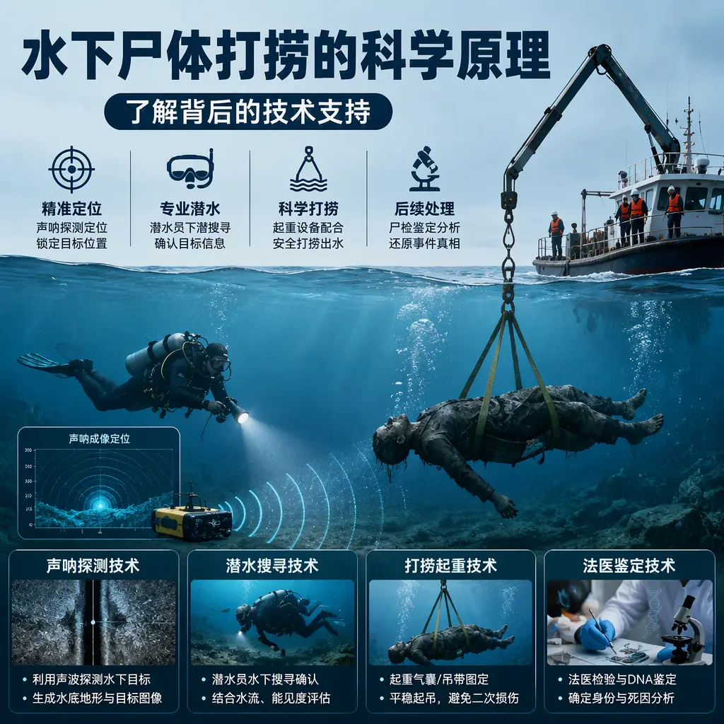 咸阳水下尸体打捞的科学原理，了解背后的技术支持